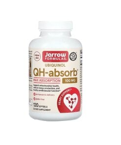 Jarrow Formulas - Ubiquinol QH-Absorb 100 mg + 120 mjuka gelkapslar