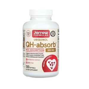 Jarrow Formulas - Ubiquinol QH-Absorb 100 mg + 120 mjuka gelkapslar