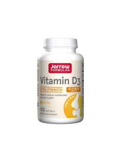 Jarrow Formulas - Vitamin D3 2500 IE + 100 mjukkapslar
