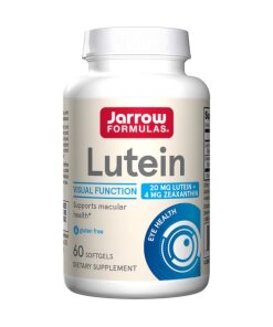 Jarrow Formulas - lutein 20 mg + 60 softgelkapslar