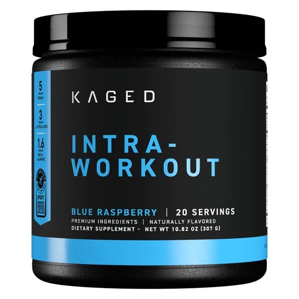 Kaged Muscle - Intra-träningsdryck Blå Hallon + 307 g