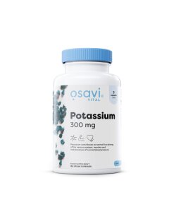 Kalium 300 mg – 180 veganska kapslar