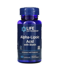 Life Extension - Alpha-liponsyra med biotin + 60 kapslar