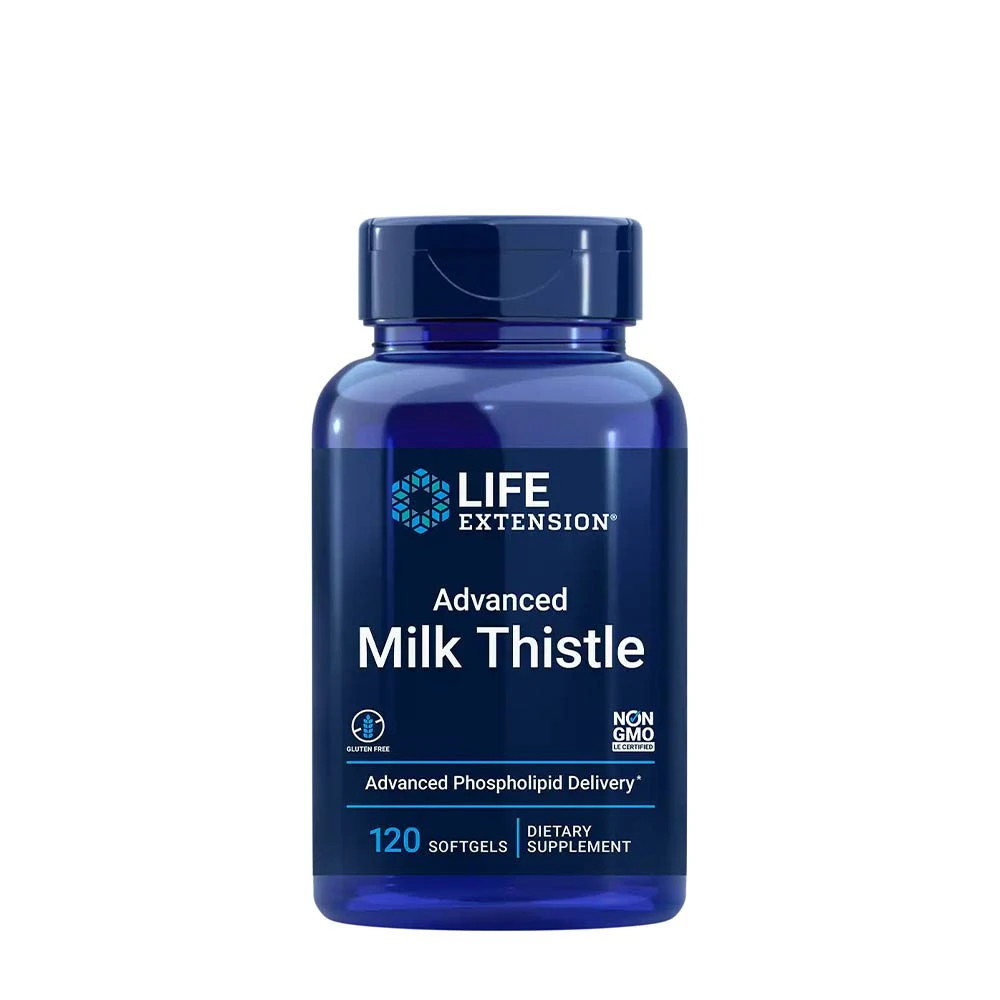 Life Extension - Avancerade mjölktistel-softgelkapslar + 120 kapslar