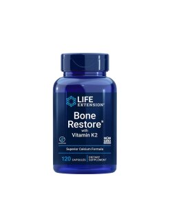 Life Extension - Benåterställning med Vitamin K2 + 120 kapslar