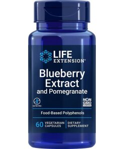 Life Extension - Blåbärsextrakt med granatäpple + 60 vegetariska kapslar