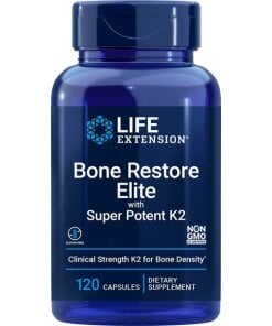 Life Extension - Bone Restore Elite med Super Potent K2 + 120 kapslar