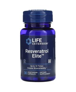 Life Extension - Elite Resveratrol + 30 vegetabiliska kapslar