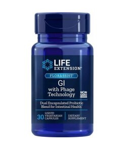 Life Extension - Florassist GI med bakteriofagsteknologi + 30 flytande Vcaps