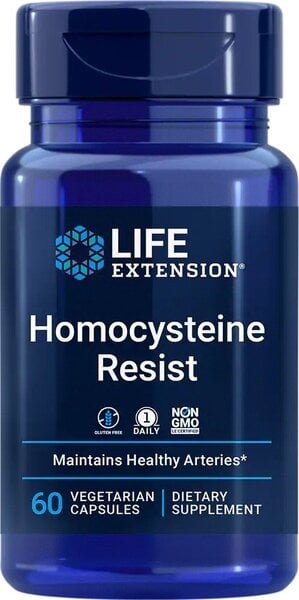Life Extension - Homocystein Resist + 60 vegetariska kapslar