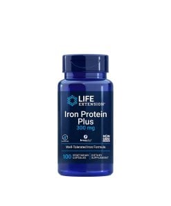 Life Extension - Järnprotein Plus + 100 vegetariska kapslar