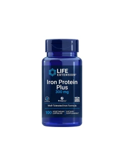 Life Extension - Järnprotein Plus + 100 vegetariska kapslar