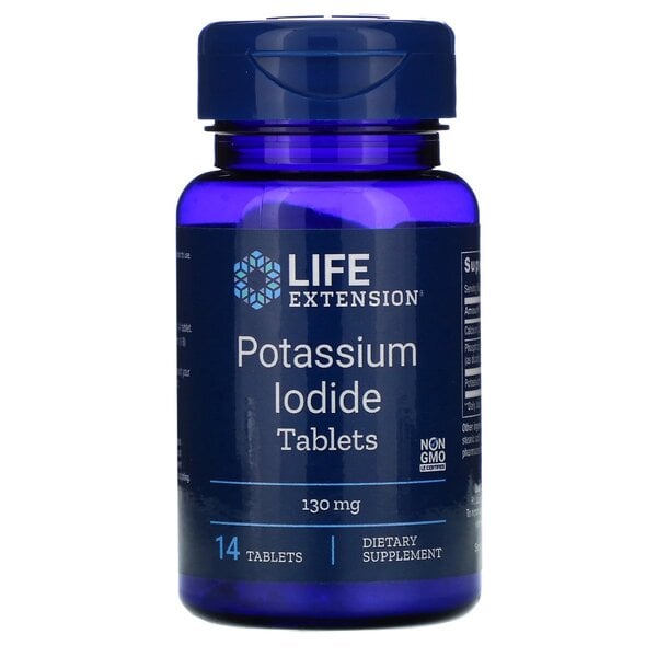 Life Extension - Kaliumjodid 130 mg-tabletter