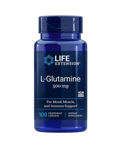 Life Extension - L-Glutamine 500 mg + 100 vegetariska kapslar