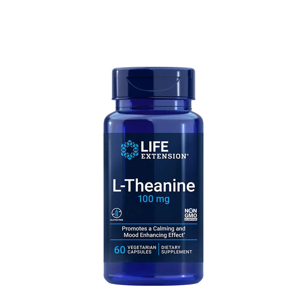 Life Extension - L-teanin 100 mg + 60 vegetabiliska kapslar