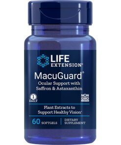 Life Extension - MacuGuard Ögonsstöd med saffran och astaxantin + 60 mjuka kapslar