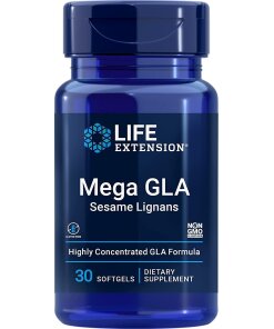 Life Extension - Mega GLA med sesam-lignaner + 30 softgelkapslar