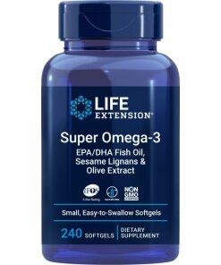 Life Extension - Omega-3 EPA/DHA med sesam-lignaner och olivextrakt