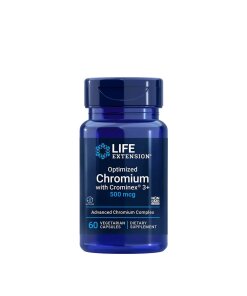Life Extension - Optimerad krom med Crominex 3+ 500 µg + 60 Veggie-kapslar