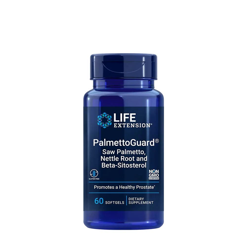 Life Extension - PalmettoGuard Saw Palmetto med Nässlorot och Beta-Sitosterol + 60 mjukgelkapslar