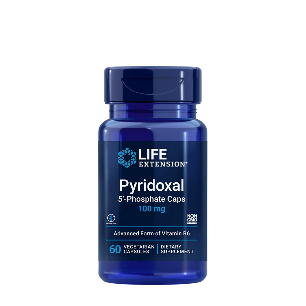 Life Extension - Pyridoxal-5'-fosfat kapslar + 100 mg