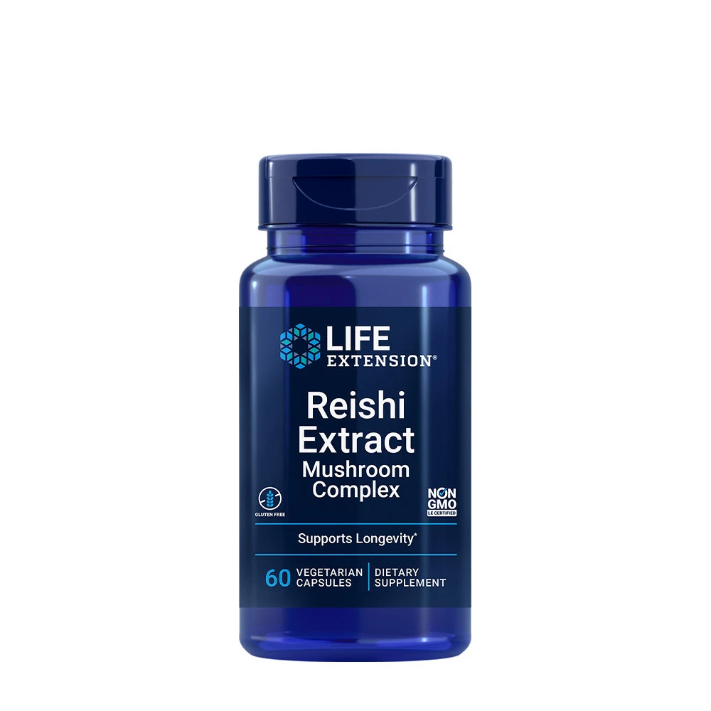 Life Extension - Reishi-extrakt svampkomplex + 60 Veggie-kapslar