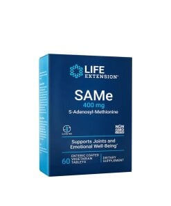 Life Extension - S-adenosylmetionin 400 mg + 60 enterokapslade tabletter