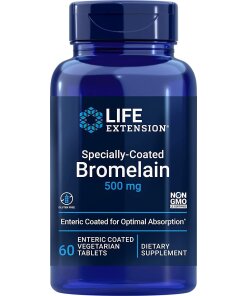 Life Extension - Specialbelagd bromelain 500 mg + 60 vegetariska enteriskt belagda tabletter