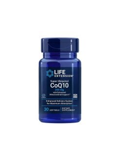 Life Extension - Super Ubiquinol CoQ10 med förstärkt mitokondriellt stöd + 200 mg / 30 mjuka gelkapslar