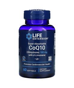 Life Extension - Superabsorberande CoQ10 med d-limonen + 60 mjukgelkapslar