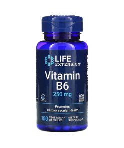 Life Extension - Vitamin B6 250 mg + 100 vegetariska kapslar