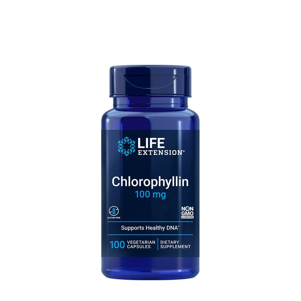 Life Extension - klorofyllin 100 mg + 100 vegetariska kapslar
