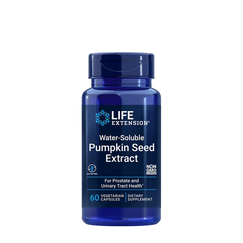 Life Extension - vattenlösligt pumpafröextrakt + 60 Vcaps