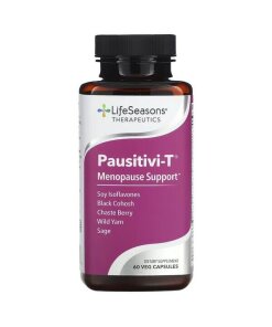 LifeSeasons - Pausitivi-T menopausstöd + 60 vegetariska kapslar