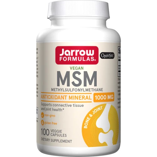 MSM - Metylsulfonylmetan + 1000 mg / 100 kapslar