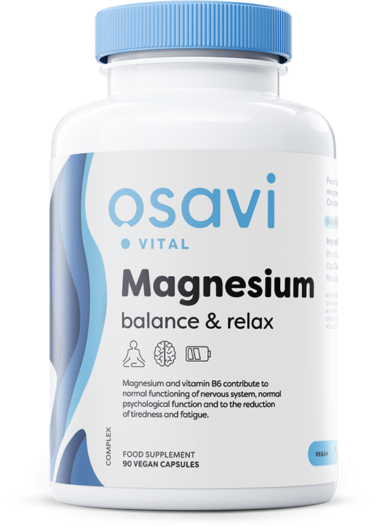 Magnesium Balance & Relax – 90 veganska kapslar