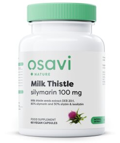Milk Thistle Silymarin 100mg – 60 veganska kapslar