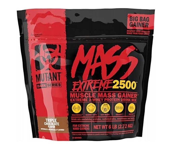 Mutant - Mass Extreme 2500 Choklad i tre lager + 2720 g