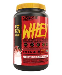 Mutant - Vassleprotein Jordgubbscreme + 908g