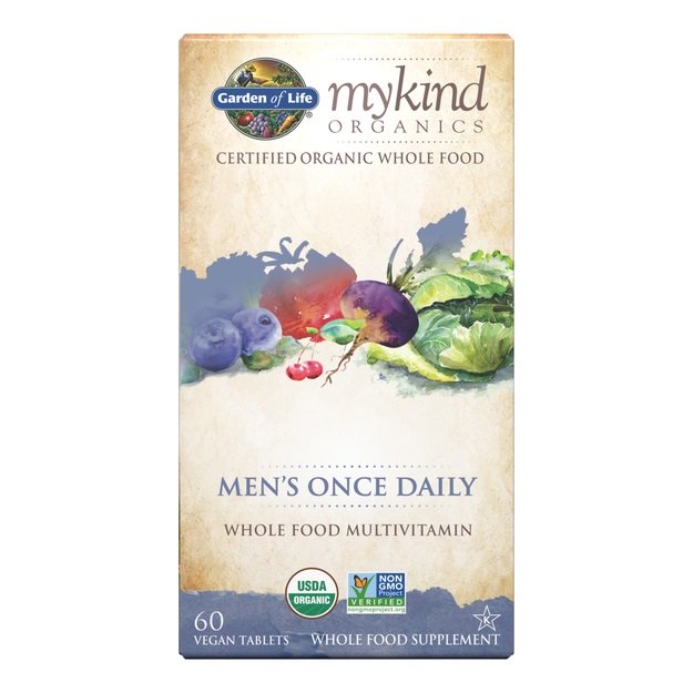 Mykind Organics Men's Once Daily – 60 veganska tabletter