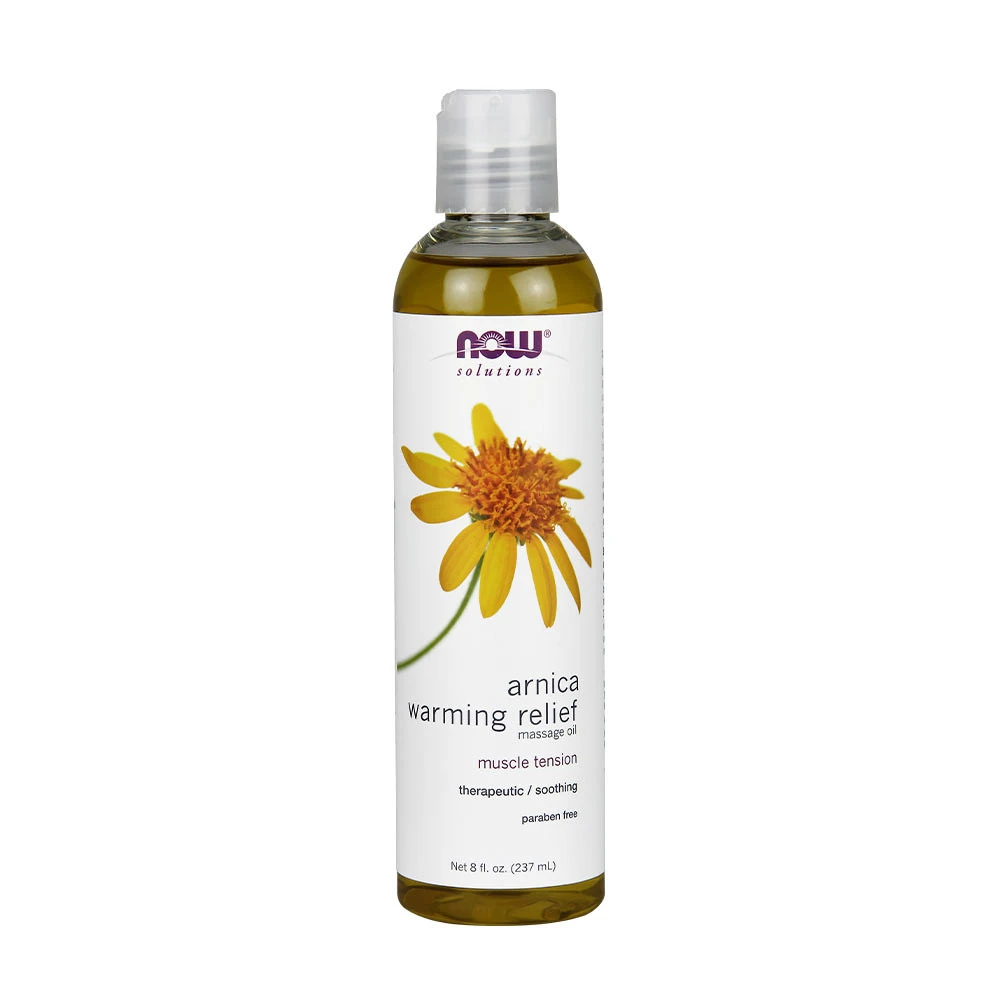 NOW - Arnica lugnande massageolja + 237 ml