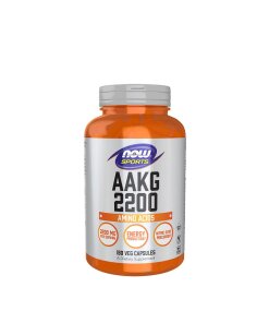 NOW Foods - AAKG 2200 + 180 veganiska kapslar