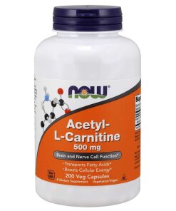 NOW Foods - Acetyl-L-karnitin 500 mg