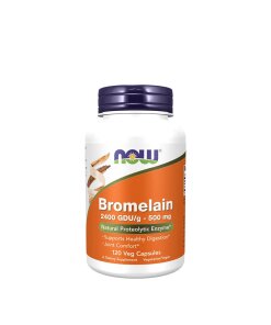 NOW Foods - Bromelain 500 mg + 120 kapslar