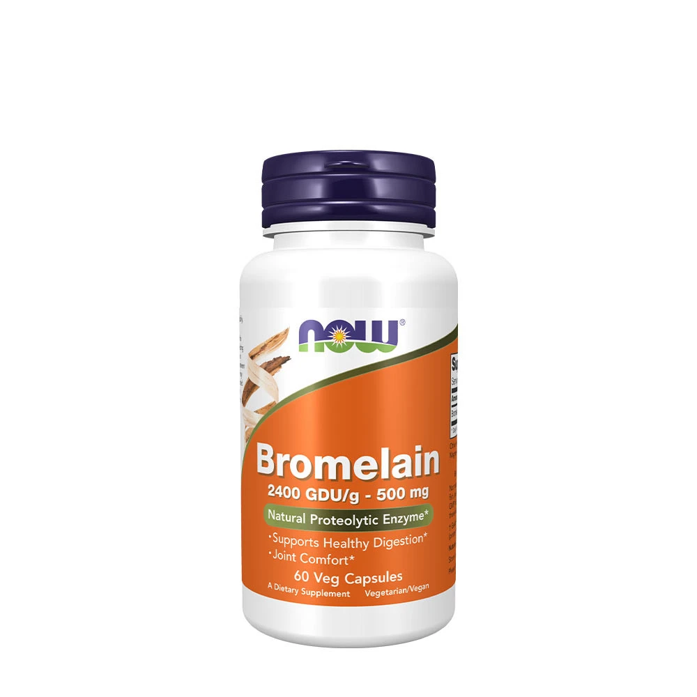 NOW Foods - Bromelain + 500 mg kapslar