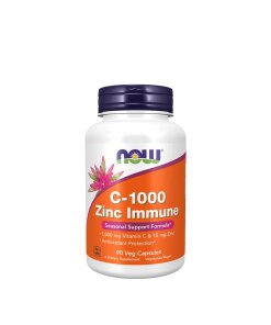 NOW Foods - C-vitamin med zink + 1000 mg