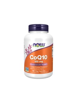 NOW Foods - CoQ10 med hagtornsbär