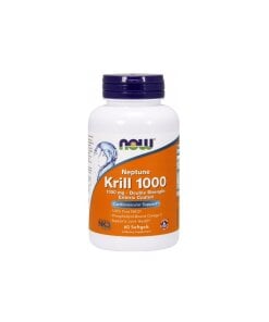 NOW Foods - Dubbel styrka krillolja + 60 mjuka gelkapslar