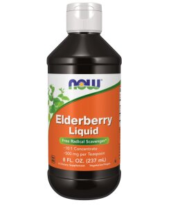 NOW Foods - Flytande fläderbärsextrakt + 237 ml