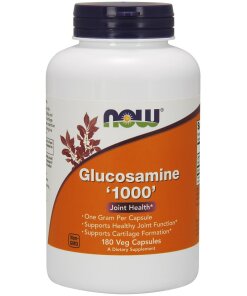 NOW Foods - Glukosamin 1000 + 180 vegetabiliska kapslar